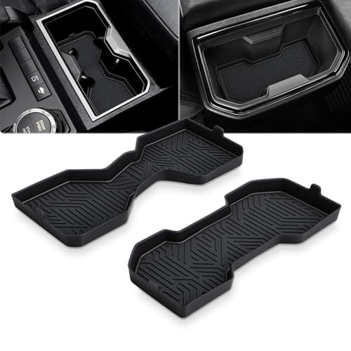 Portavasos para Toyota Tacoma 2024-2026 de silicona negro miniatura 1