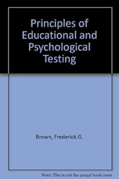 Hardcover Principles of educational and psychological testing Book