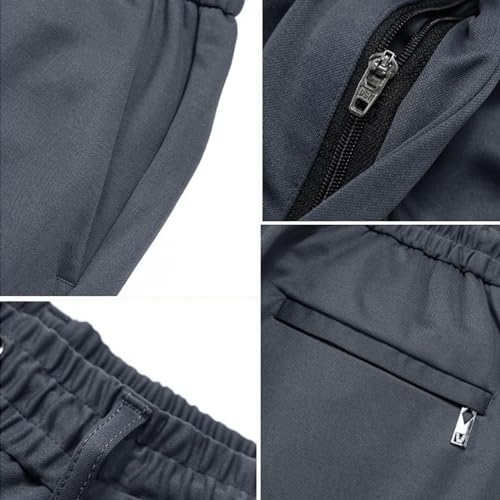 Leenfort Mens Pants, Unisex Ultra Stretch Quick Drying Pants, Casual Straight Pants for Men3