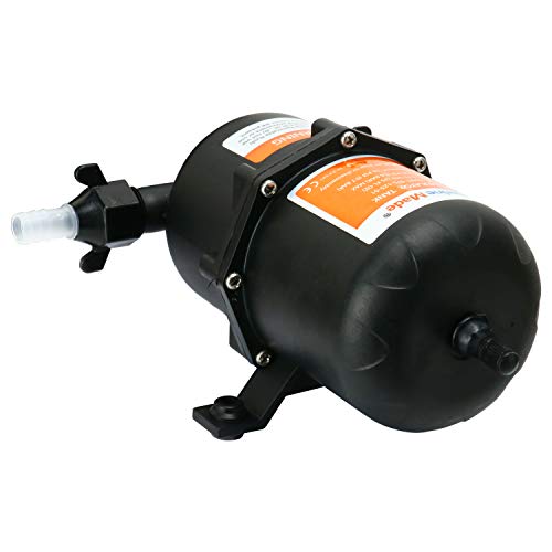 Amarine Made 0.75L 125 Psi,Pre-Pressurized Accumulator Tank Pressure Storage Vessel Hold Water Under Pressure Water Pump Flow Control Internal Bladder 25Oz For Boat,Marine, Rv,Caravan #TOP4