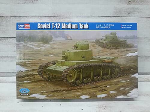 Amazon | プラモデル ホビーボス 1/35 ソビエト T-12 中戦車