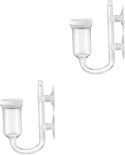 Mipcase Juego de discos de burbujas de oxígeno para acuario, 2 juegos para pecera, fácil de instalar, alta transparencia, adecuado para tanques de