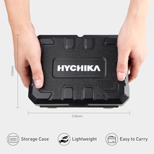 HYCHIKA Hole Saw Sets, 19PCS Hole Saws 19 mm-127 mm, 1 Installation Plate, 1 Hex Key, 2 Drill Bits, 2 Mandrels, Perfect Drilling Drywall, Soft Wood, PVC and Plastic Plate 7 HYCHIKA Hole Saw Sets, 19PCS Hole Saws 19 mm-127 mm, 1 Installation Plate, 1 Hex Key, 2 Drill Bits, 2 Mandrels, Perfect Drilling Drywall, Soft Wood, PVC and Plastic Plate - Image 7