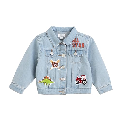 Mud Pie Girl Denim Patch Jacket