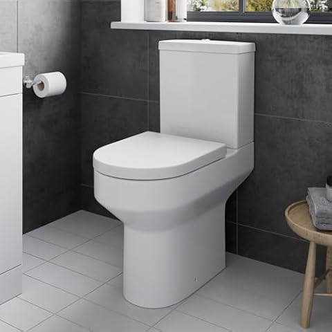 Affine Tivoli Comfort Height Dual Flush Toilet Cover