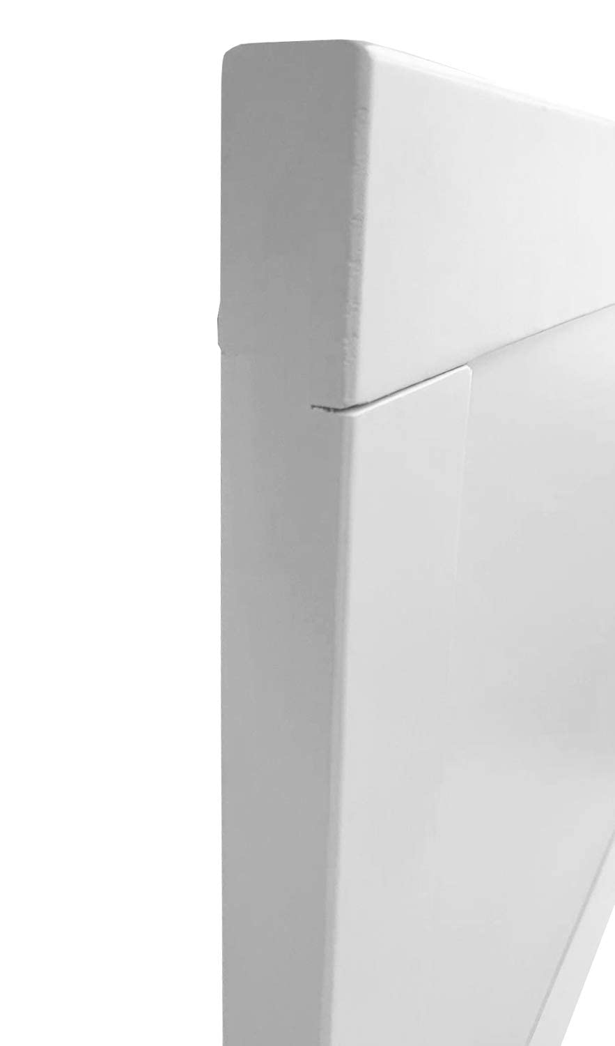 Cabecero Classic para Cama de 105 Fabricado en Madera Maciza de Pino Acabado en Blanco nordico