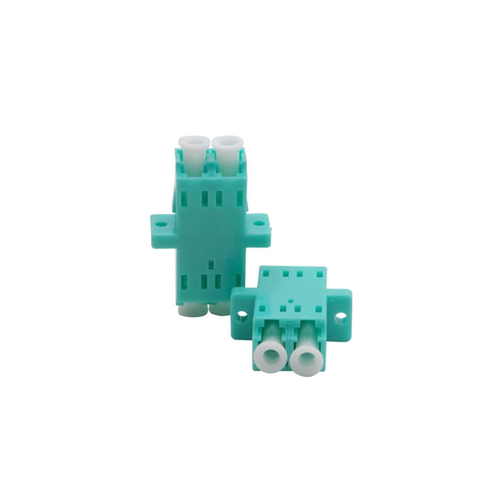 Accessoires de Fibre Optique 5 0PC LC OM3 UPC Duplex monomodes en Plastique Fibre Optique Adaptateur LC OM3 UPC 10GE coupleur de Bride de la Fibre Connecteur