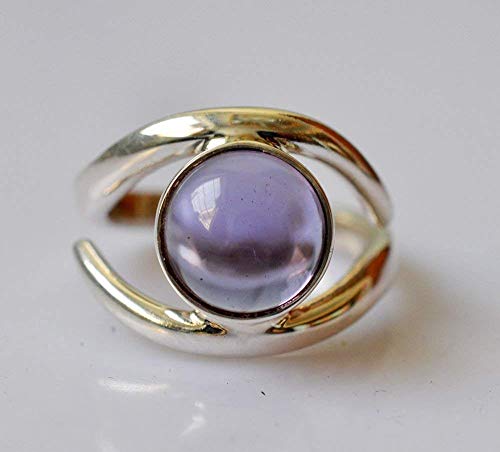 100% Color Change LabCreated Alexandrite 925 Solid Sterling Silver Handmade Ring