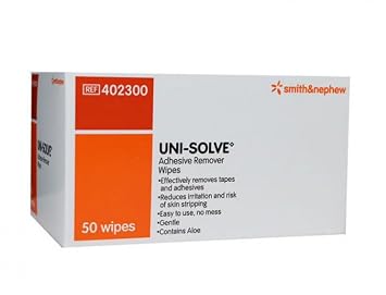 UNI-SOLVE ADHESIVE REMOV WIPES 50 count 4pack