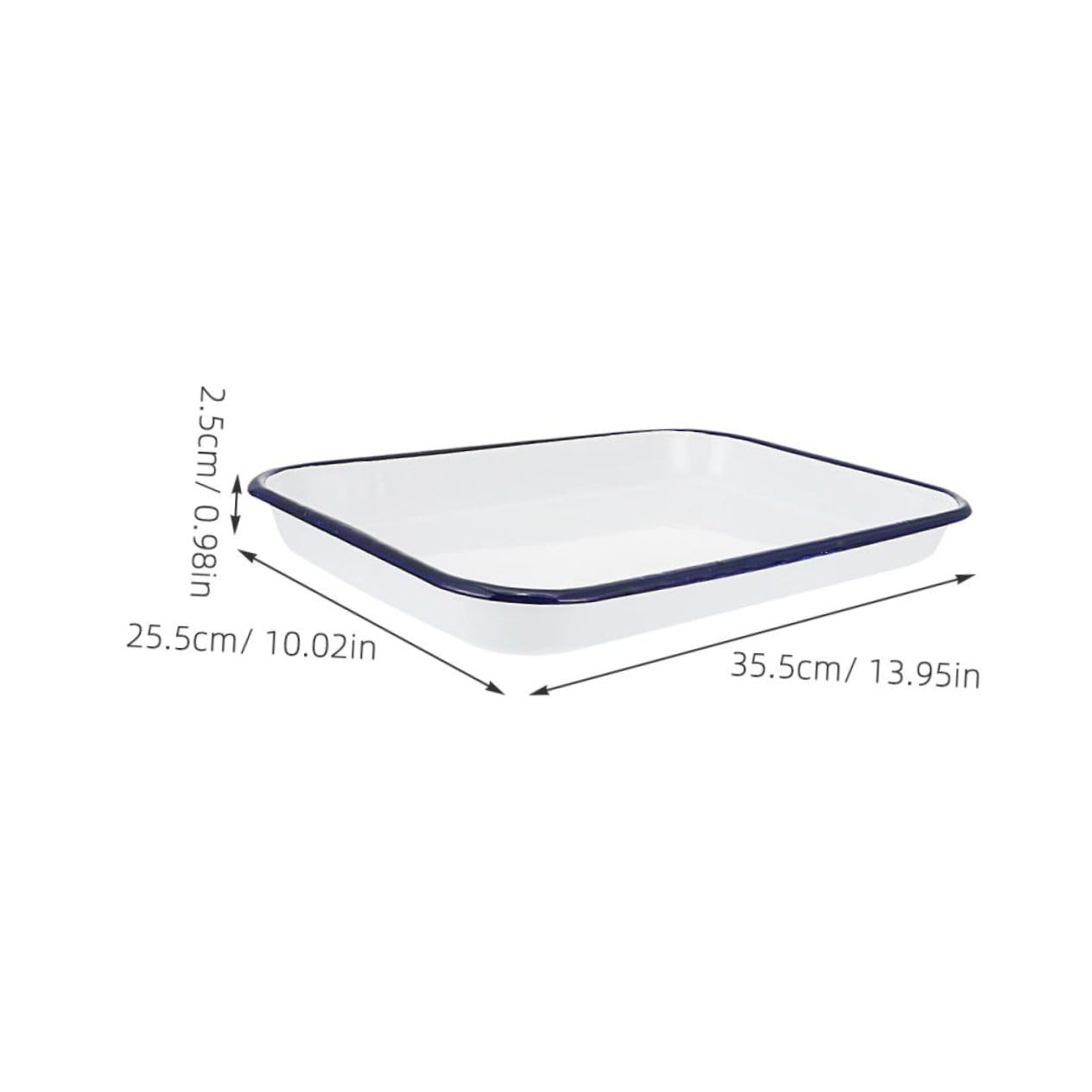BELLIFFY Square Plate White Porcelain Lab Tray Sterilized Storage Plate for Tools Instruments