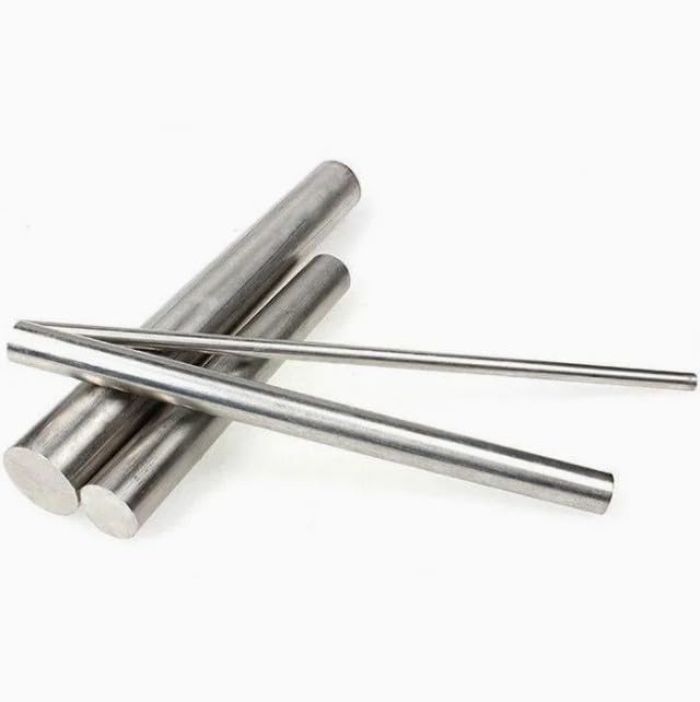 Image of 4EFE Stainless Steel 304 Smooth Rod, 8mm Diameter, 300mm Length, 2 Pieces, for DIY Projects