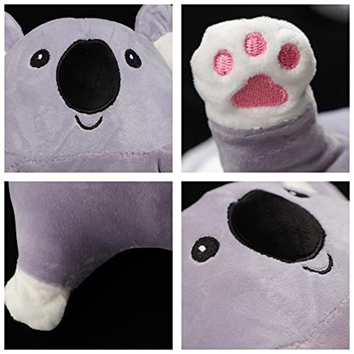 Cute Cartoon Long Throw Pillow Lovely Sleeping Hugging Pillow Soft Plush Stuffed Animals Toy Doll Body Pillow Kids Room Bedding Home Decorative Pillow Toy Gifts For Kids Women Girlfriend Koala 70Cm #TOP6