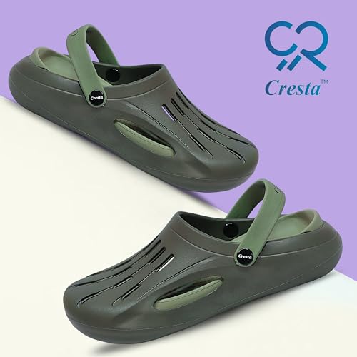 Image of CRESTA Kids Clogs Shoes for Boys & Girls Dailywear Comfortable, Lightweight Anti-Skid Indoor & Outdoor Sandals Clogs for Kids