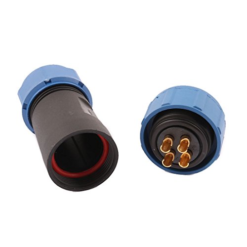 Conector de aviación SP2110/S azul y negro miniatura 1