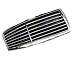 Compatible For Mercedes Benz W123 W124 W126 W140 W201 W202 W203 Front Bumper Grill Grille Mask Car Accessories(W123 silver)