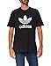 Produktbild adidas Mens Trefoil T-Shirt, Black/White, L