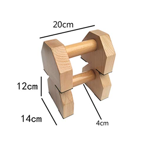 Trash Can Supporti Push-up Paralleli in Legno con