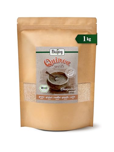 Biojoy Semillas de Quinoa Blanca BÍO (1 kg), crudas y enteras
