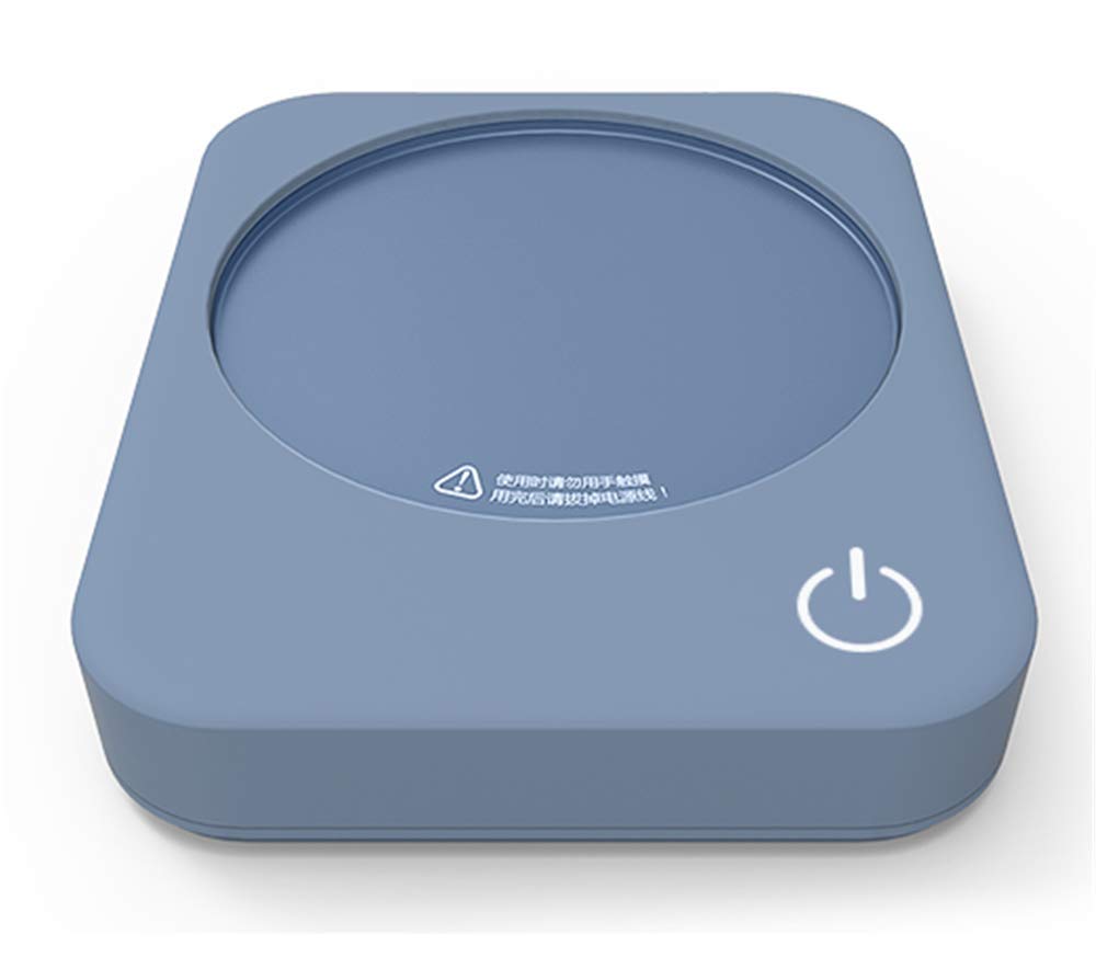 Base de chauffage pour tasse bleu et lait chaud à température stable