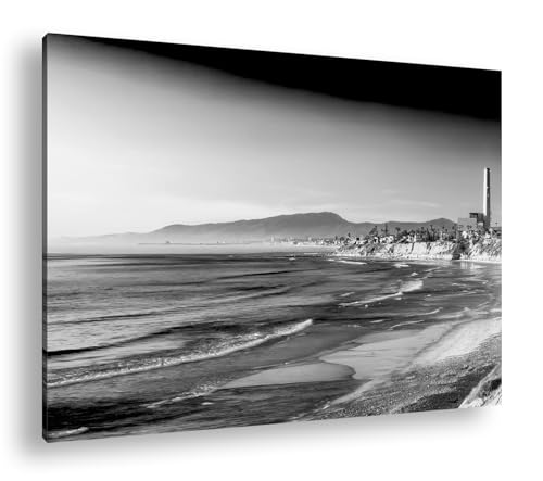 Tableau côte de Californie noir et blanc deyoli pour sublimer votre salon moderne