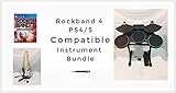 Rock Band 4 PS5 and PS4 Compatible Band-in-a-Box Super Bundle Guitar Hero Drums Upgrade