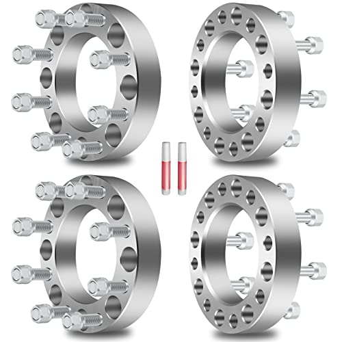 ECCPP 4X 8x170 Wheel Spacers 8 Lug 1.5 inch 8x170mm to 8x170mm 125mm fits for Ford F250 F350 Excursion Powerstroke