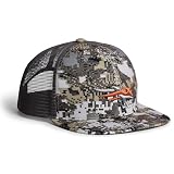 SITKA Trucker Hat - Adjustable Outdoor Camo Snap Back Hat for Men, Optifade Elevated II, One Size Fits All