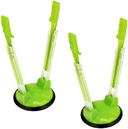 2 Pcs Baggy Rack Hands-free Clip Food Storage Freezer Baggy Holder,Bag Holder for Plastic Bags Stand Ziplock Bag Holder Stand Adjustable for Plastic Freezer Bags/hands Free Baggy Rack Gallon Bag