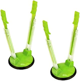 2 Pcs Baggy Rack Hands-free Clip Food Storage Freezer Baggy Holder,Bag Holder for Plastic Bags Stand Ziplock Bag Holder Stand Adjustable for Plastic Freezer Bags/hands Free Baggy Rack Gallon Bag