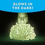 National Geographic Jumbo Crystal Growing Kit - Grow Your Own Giant Glow in The Dark Crystal in a Few Days, Science Kit, Grow Crystals for Kids, STEM Toys (Amazon Exclusive)