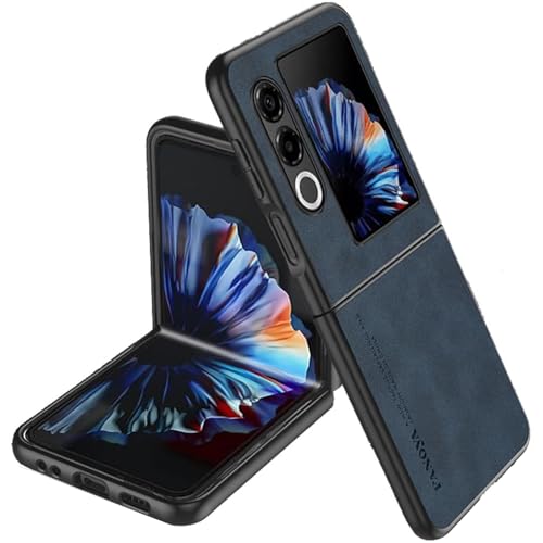 nubia Flip 2 �P�[�X nubia Flip 2 �J�o�[ �܂��݉\ �w�ʃX�G�[�h��PU���U�[ ������PC�f�� �y�� �Ռ��ɋ����yLitBrian�z78 (�u���[)