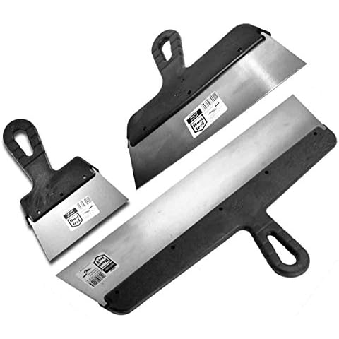 Proper Tools 3 PCS - DRYWALL TAPING, FILLING KNIFE, KNIVES, SCRAPER, PLASTERING SPATULA, SET Cover
