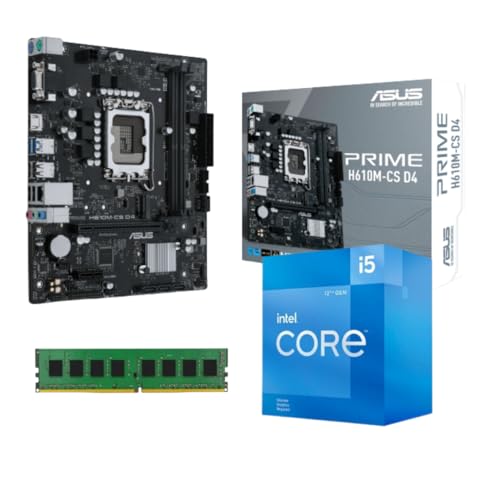 Kit Intel 12ª Geração I5 12400 C/Vídeo Integrado H610 16gb