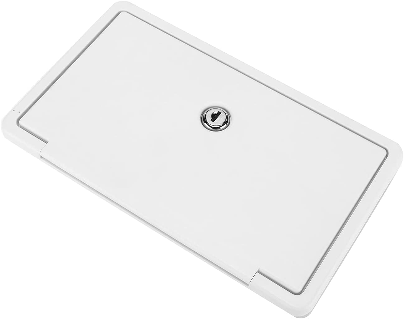 Zatrzask z przyciskiem, zamki krzywkowe, właz kempingowy 231 x 118 mm, osłona kabla elektrycznego do kampera z zamkiem/małymi drzwiami, zewnętrzne zasilanie elektryczne do łodzi, przyczepy kempingowej