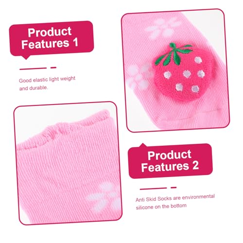 FRCOLOR Cotton Non Slip Floor Socks Warm Skid Socks for Boys Months Soft Breathable Autumn Winter Gift4