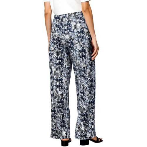 Petite Stretchable Palazzo Pant with Elastic Waistband by NY Collection2