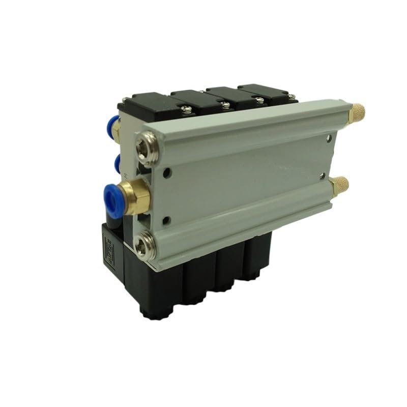 4V210-08 DC 24 V poczwórny zawór elektromagnetyczny tłumiki 6 mm szybkozłączki zestaw podstawowy