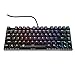 Produktbild Z-88 TKL Mechanische Tastatur, RGB Beleuchtete, Outemu Blue DIY Schalter mit LED-Beleuchtung, Kompakt 81 Tasten US-Layout, Schwarz (QWERTY)