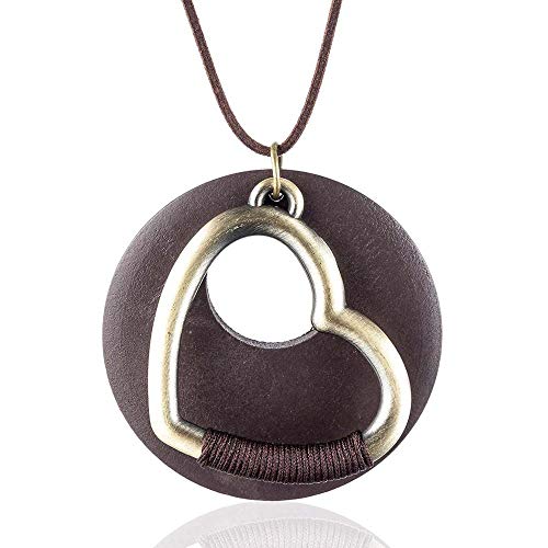 Necklace Pendant Women's Fashion Custom Jewellery Gift Necklace Original Special Layered Personalized Personality Statement Heart Pendant Necklace-B