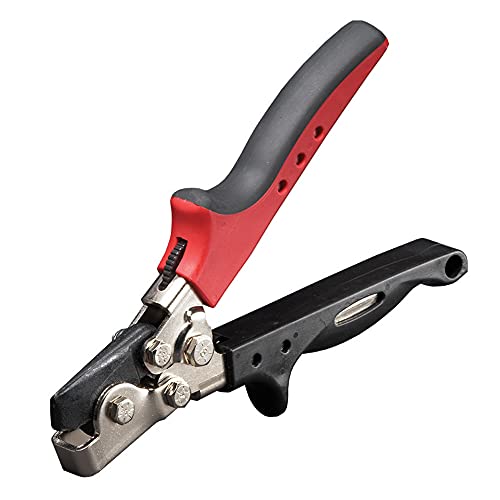 Image of Malco SL1R Snap Lock Punch, steel, red, black