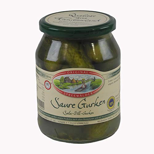 Krügermanns Original Spreewälder Saure Gurken (720 ml Glas) Cover