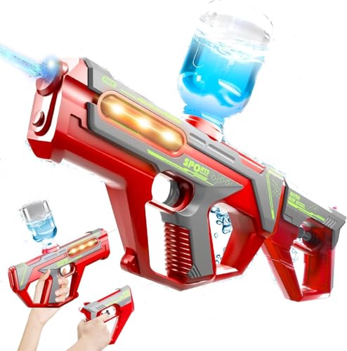 Image of Amitasha 2in1 Electric Water Gun Pistol Rechargeable Automatic Manual Water Pistol for Kids & Adults,Continuous Shooting, Perfect for Holi, Pool, Beach,Outdoor Water Fights Summer Gift