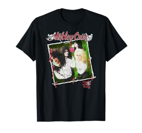 Mötley Crüe – Retro Vintage 30 Years Dr. Feelgood Photo T-Shirt