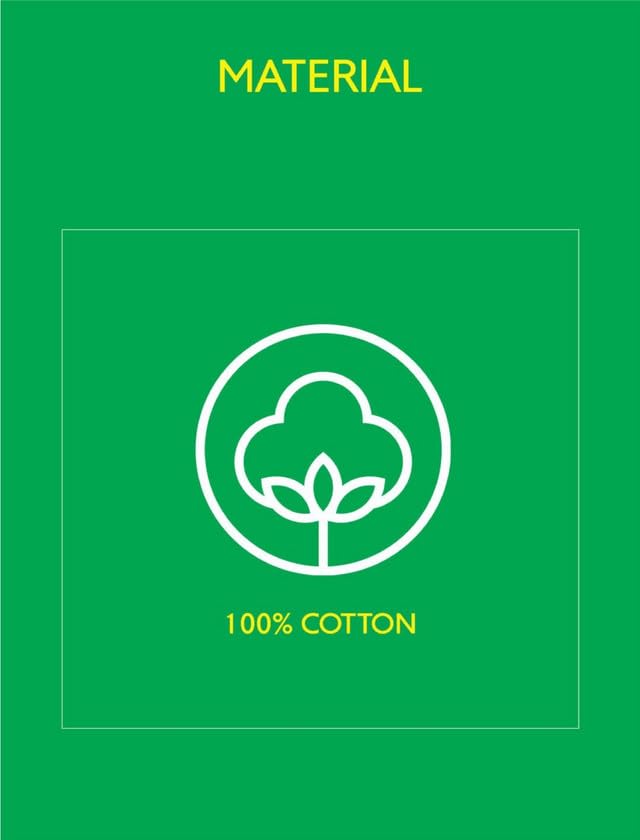 Image of United Colors of Benetton Rainbow Cotton Hand Towel | Set of 2 | 40x60 cm | Apricot