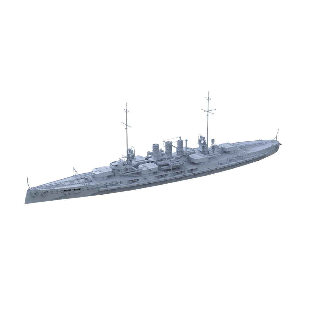 MRY-SFW SSC200590-A 1/200 zestaw do budowy modelu wojskowego Niemiecki okręt wojenny Helgoland, segmentowy kadłub
