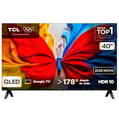 Smart TV TCL 40 Polegadas Full HD QLED S5K WiFi Bluetooth Google