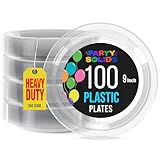 Exquisite Party Solids Clear Plastic Plates For Party 9