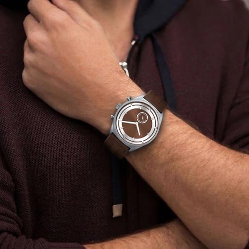 Image of styledose Men's Watch Analog Quartz with Chronograph & Silicone Strap -Casual & Formal Wrist Watch for Men
