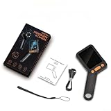 Microscopio digitale per immagini con messa a fuoco scorrevole, display IPS da 2,8 pollici, illuminazione a 8 LED per ispezione dettagliata