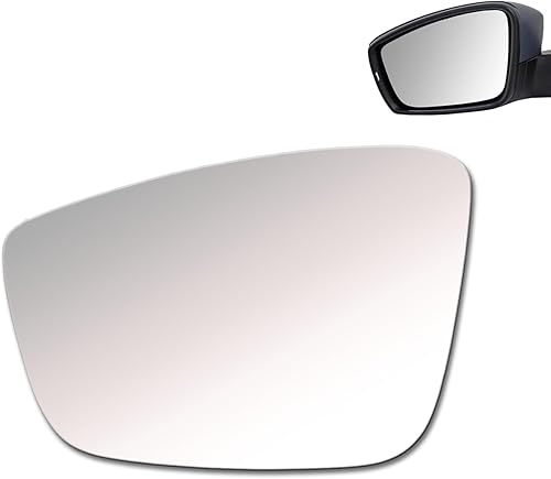 Miniatura 3 de ReYee Espejo lateral izquierdo del conductor para Volkswagen Beetle 2012-2019, Jetta 2011-2018, 2012-2015, 2017 Passat Mirror Glass sin placa